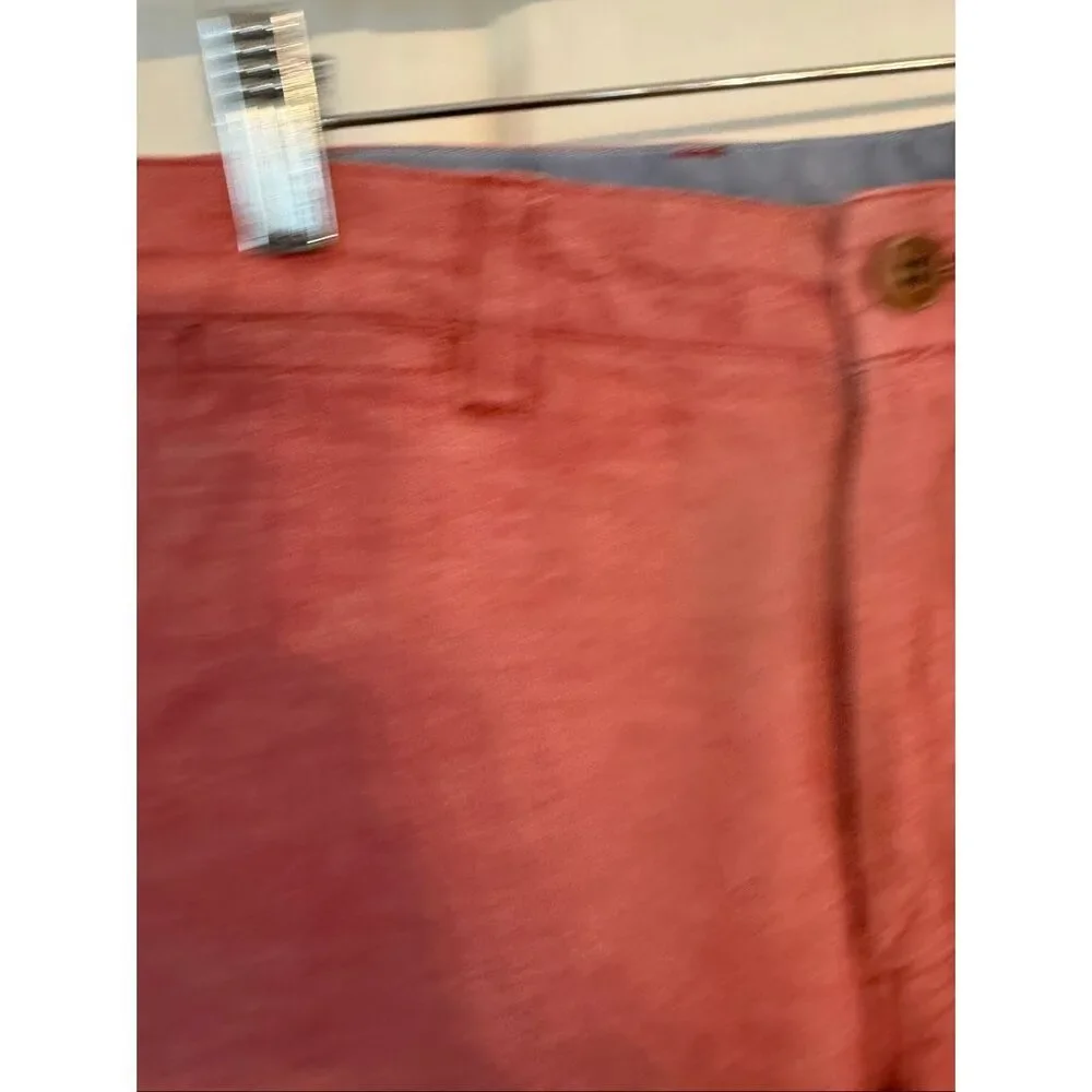 J. Crew Muted Red Chino Bermuda Shorts sz 34